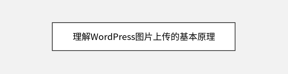 理解WordPress图片上传的基本原理 理解WordPress图片上传的基本原理
