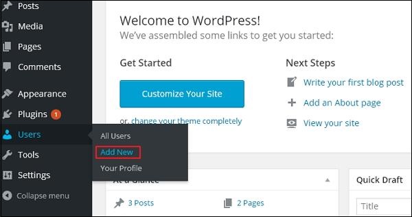 WordPress Add Users