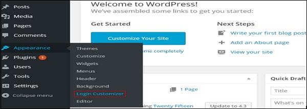 wordPress customize plugins