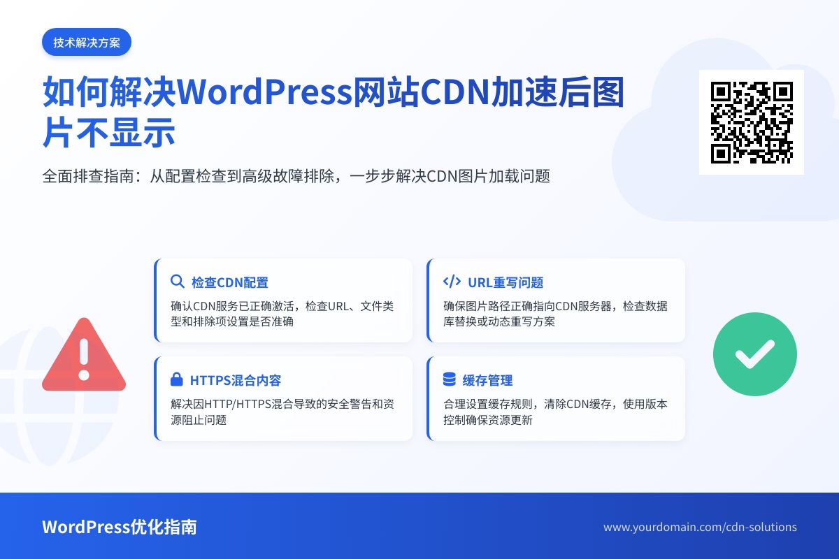 如何解决WordPress网站CDN加速后图片不显示