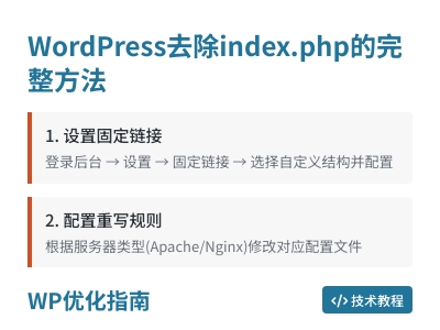 wordpress去除index.php的方法 wordpress去除index.php的方法