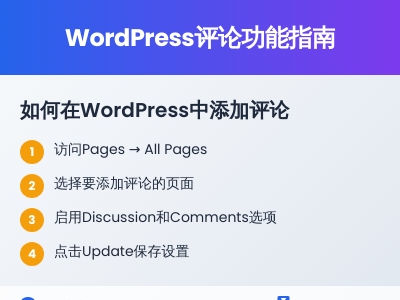 WordPress 添加评论 WordPress 添加评论