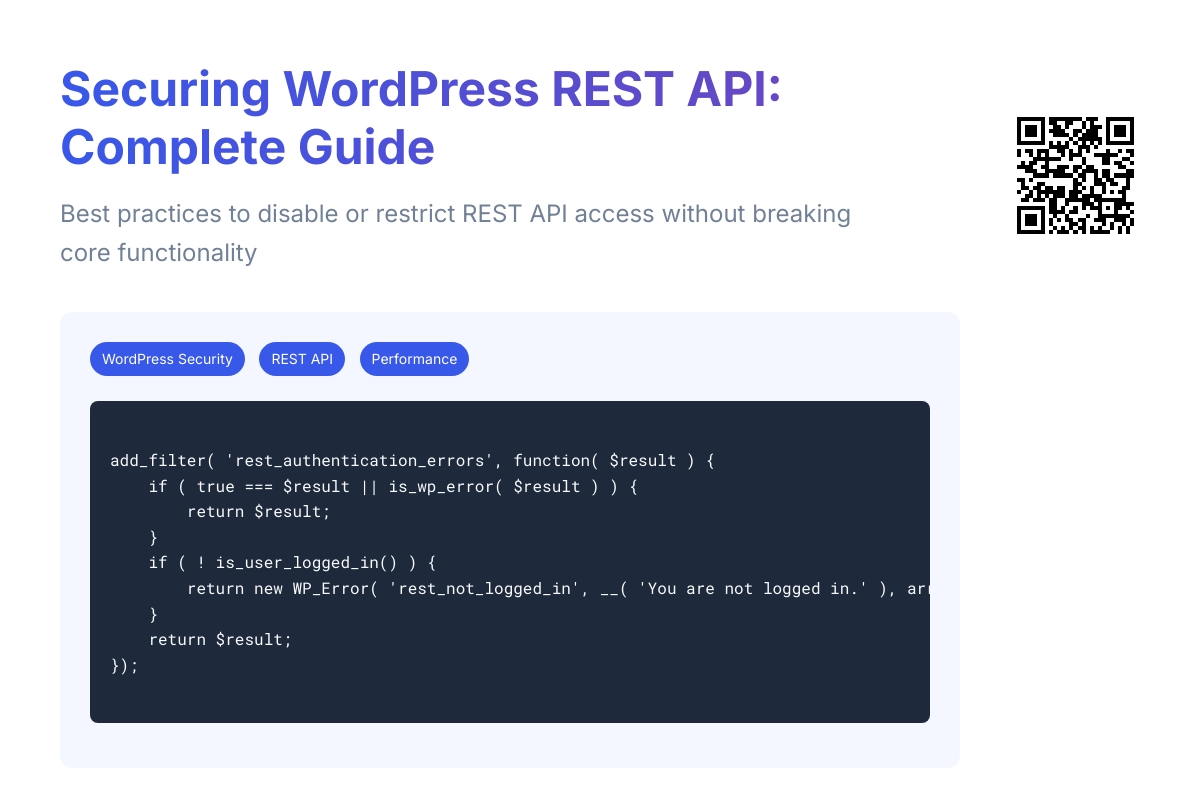 安全禁用 WP REST API