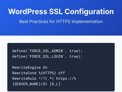 通过 wp-config.php 在 wordpress 上正确强制 SSL