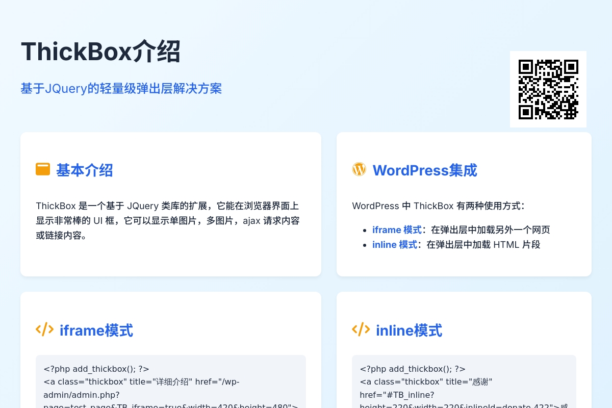 WordPress ThickBox 使用教程